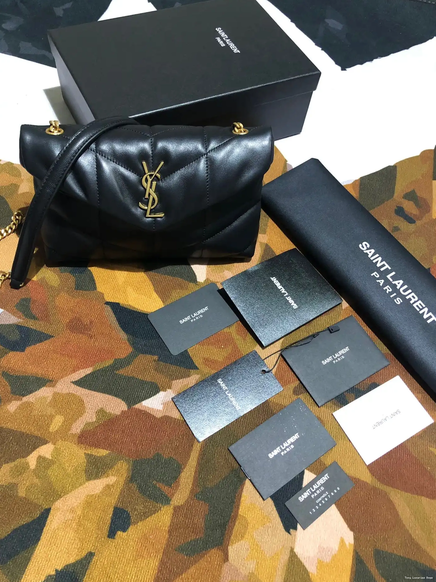 Tony Luxuries SMALL BAG YSL MINI PUFFER CHAIN 0519